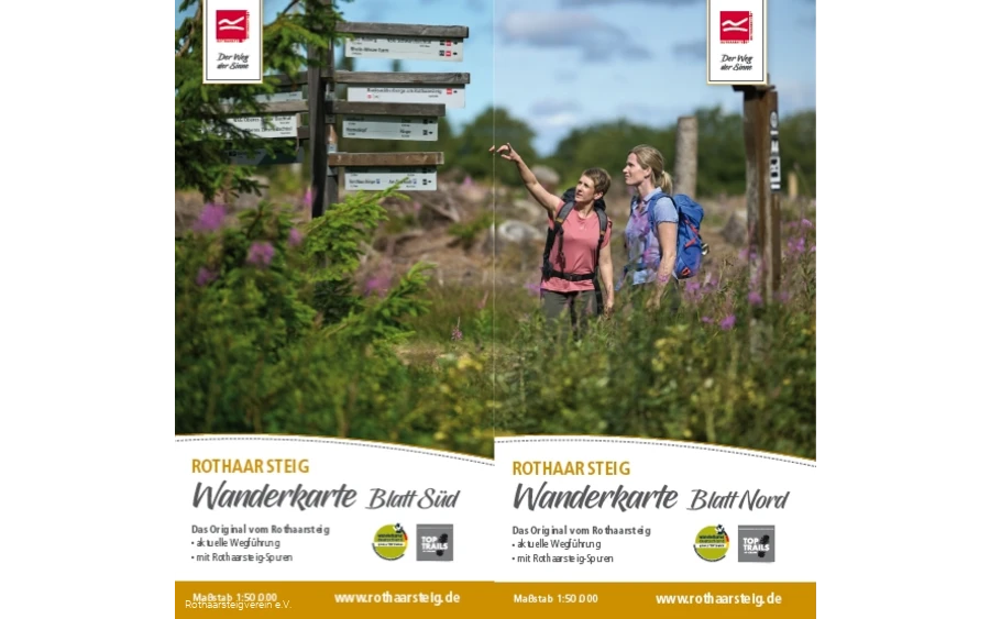Rothaarsteig hiking map 1:50,000 Rothaarsteig Hiking Map 1:50,000
